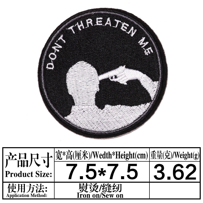 Wholesale Round Embroidered Patch Badges Set Of 9 Cloth Sew On Applique For Clothing DIY Fashion Accessory