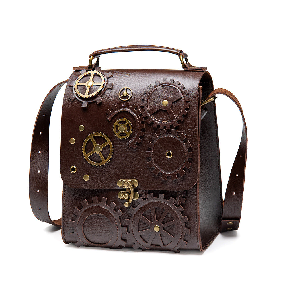 Wholesale PU Steam Punk Style Crossbody Bag Shoulder Bag