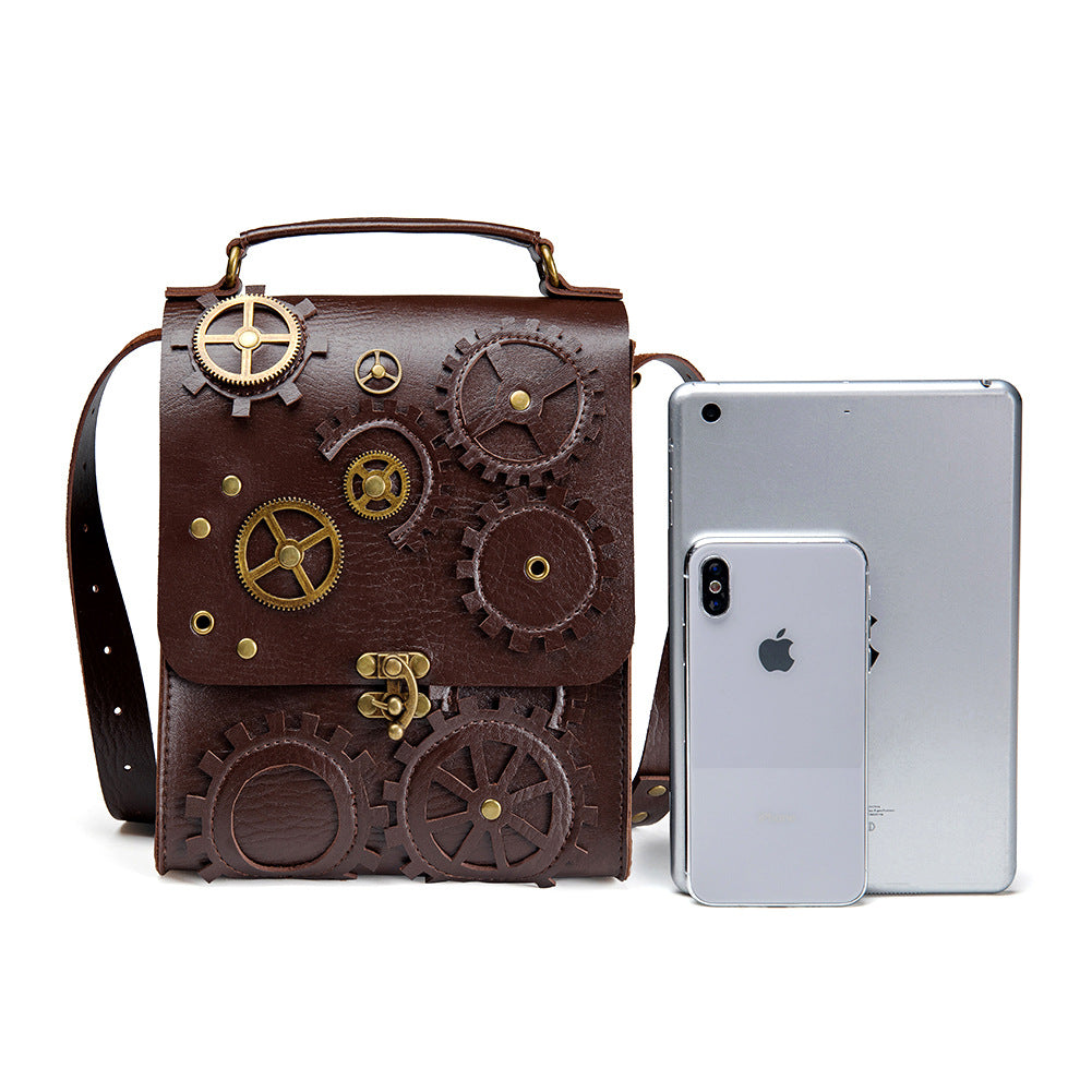 Wholesale PU Steam Punk Style Crossbody Bag Shoulder Bag