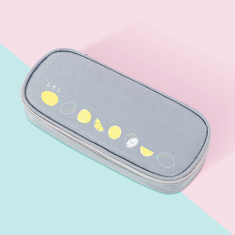 Wholesale New Fruit Multifunctional Large Capacity Oxford Cloth Pencil Case