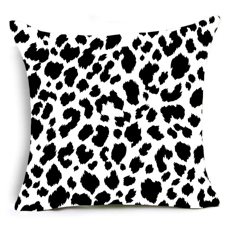 Wholesale Leopard Patterned Cow Patterned Zebra Patterned Short Plush Pillowcases