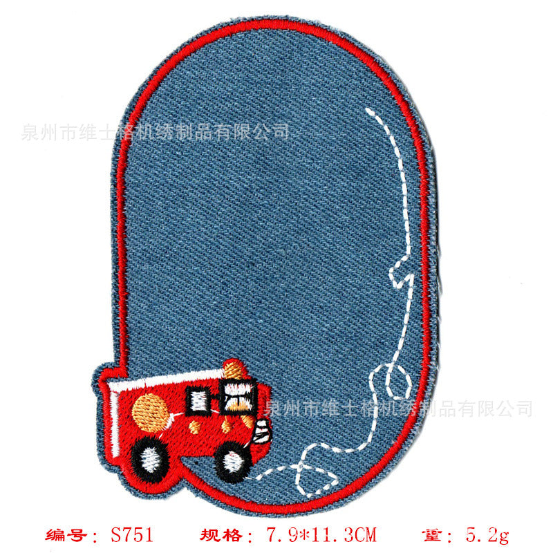 Wholesale Cartoon Rabbit Large Clothing Embroidery DIY Patches