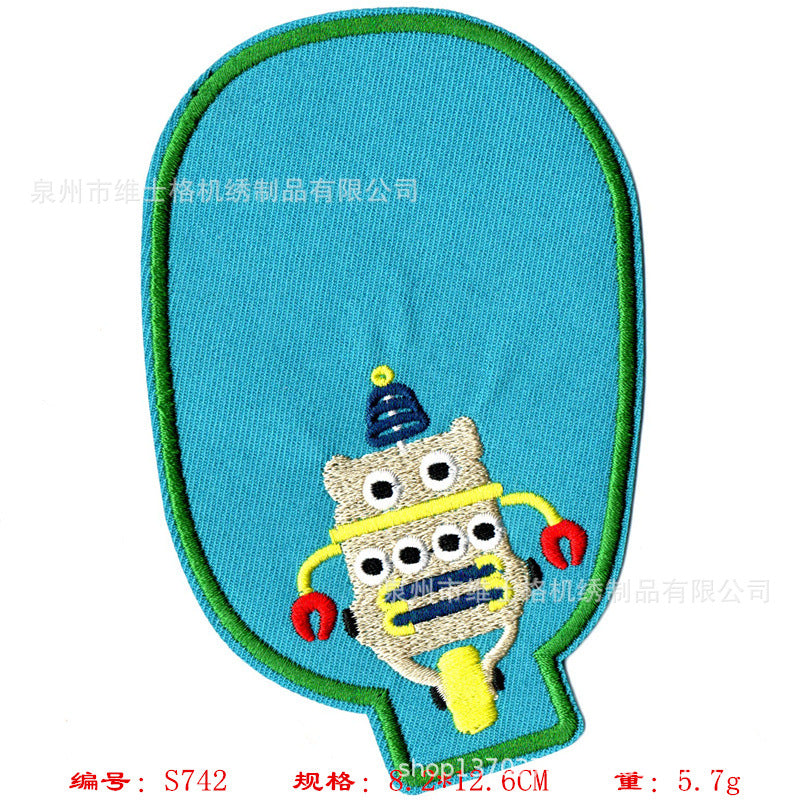 Wholesale Cartoon Rabbit Large Clothing Embroidery DIY Patches