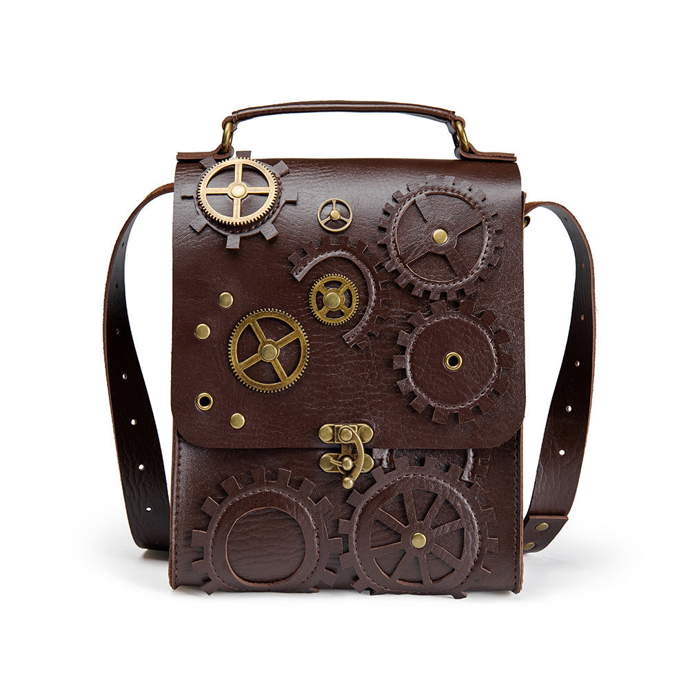 Wholesale PU Steam Punk Style Crossbody Bag Shoulder Bag