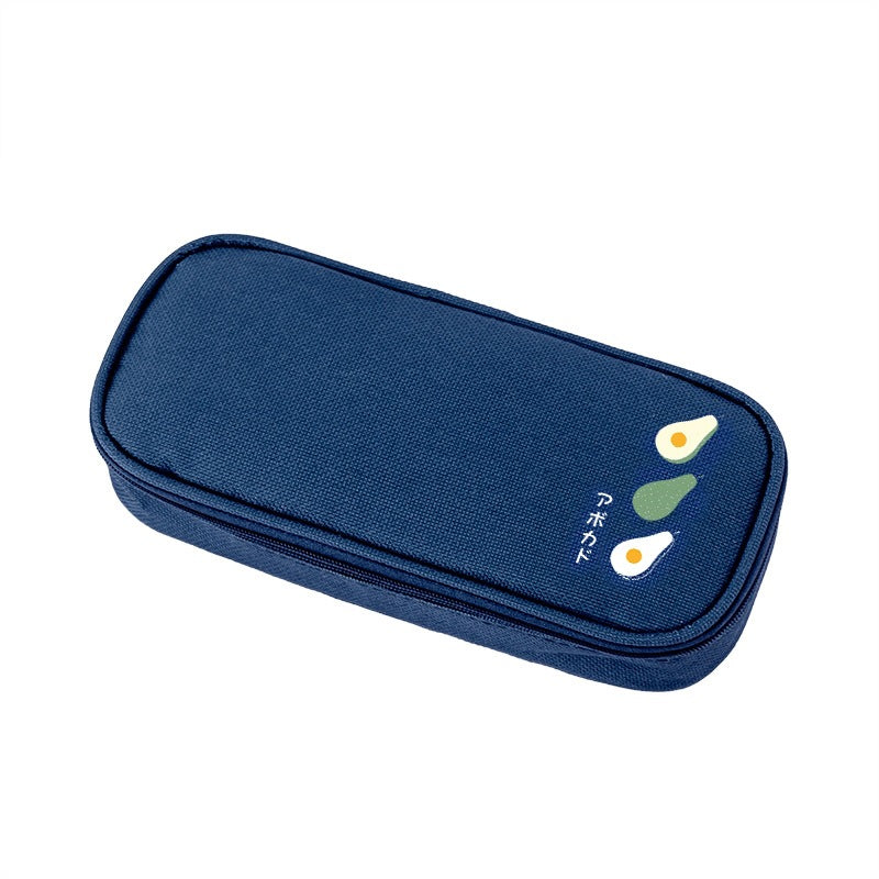 Wholesale New Fruit Multifunctional Large Capacity Oxford Cloth Pencil Case