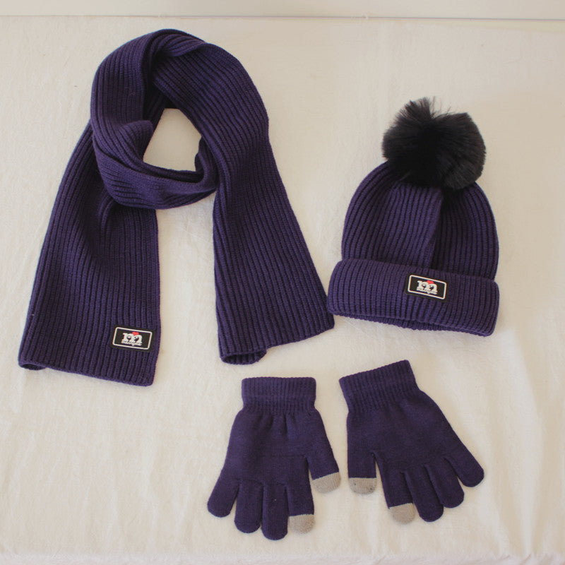 Wholesale Plush and Thickened Children's Wool Scarf