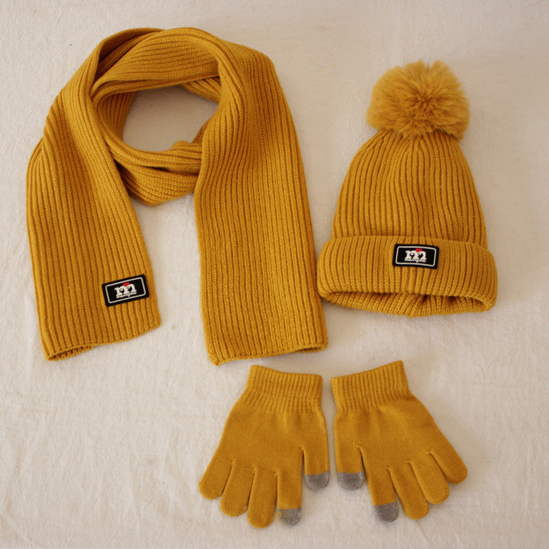 Wholesale Plush and Thickened Children's Wool Scarf