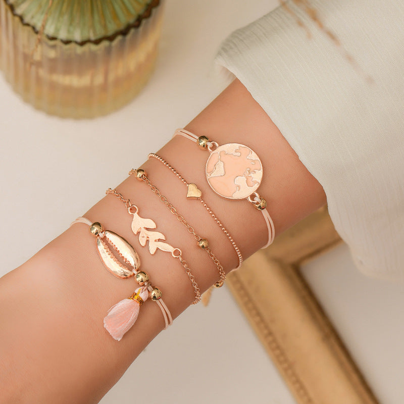 Mapa geométrico al por mayor Beeds de cubierta de cubierta de cubierta de carcasa