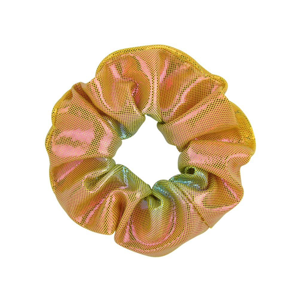 Wholesale 16-color Laser Gold-stamped Fabric Double-color Gradient Pig Intestine Hair Scrunchies