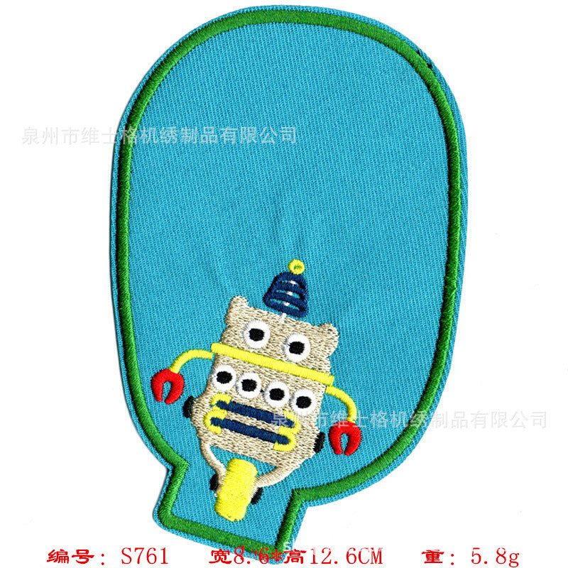 Wholesale Cartoon Rabbit Large Clothing Embroidery DIY Patches