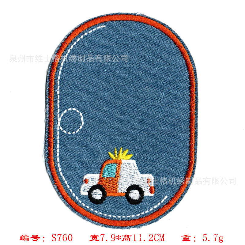 Wholesale Cartoon Rabbit Large Clothing Embroidery DIY Patches
