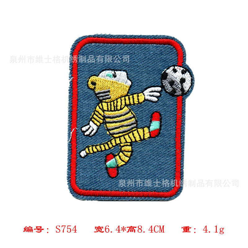 Wholesale Cartoon Rabbit Large Clothing Embroidery DIY Patches
