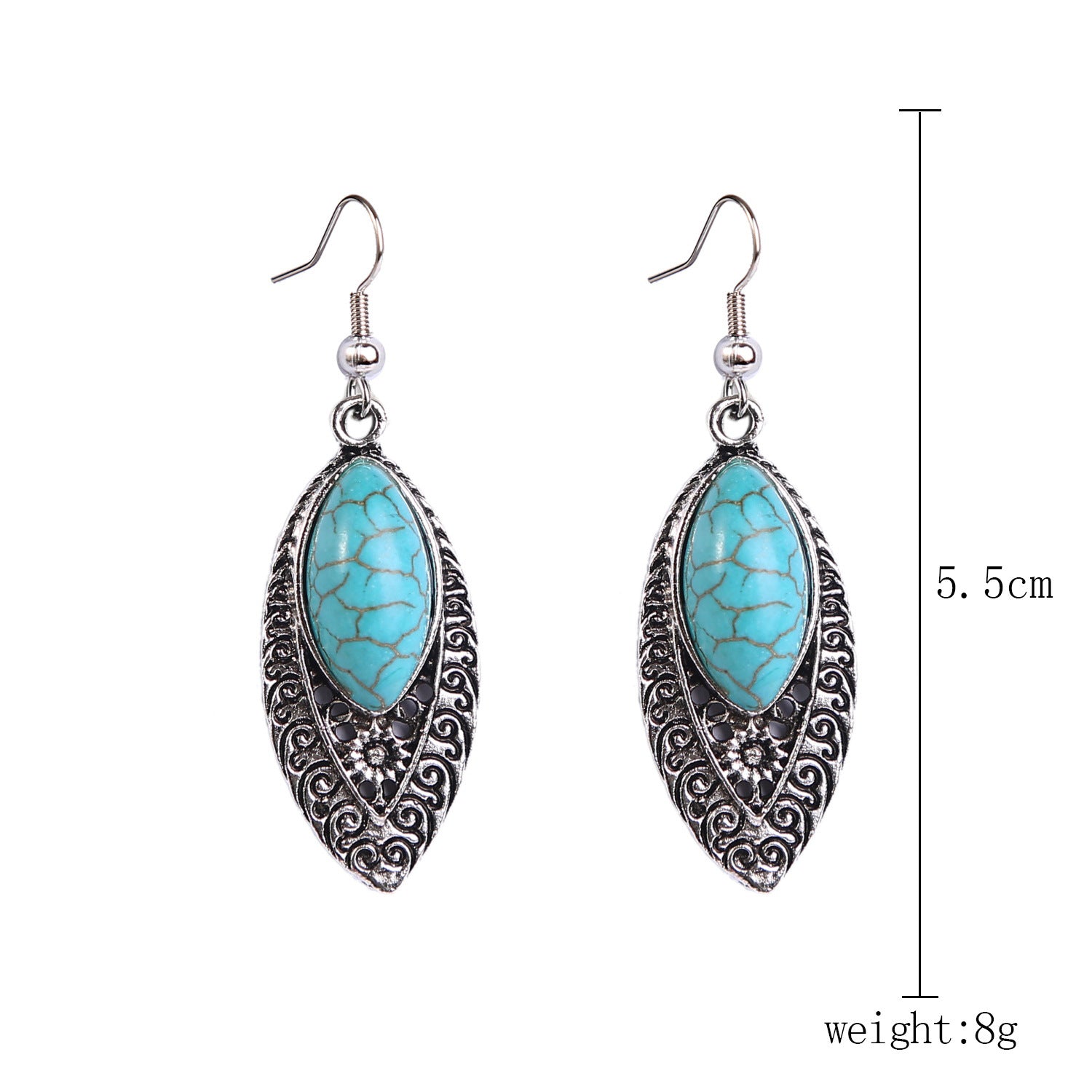 Wholesale Ethnic Turquoise Bohemian Vintage Earrings
