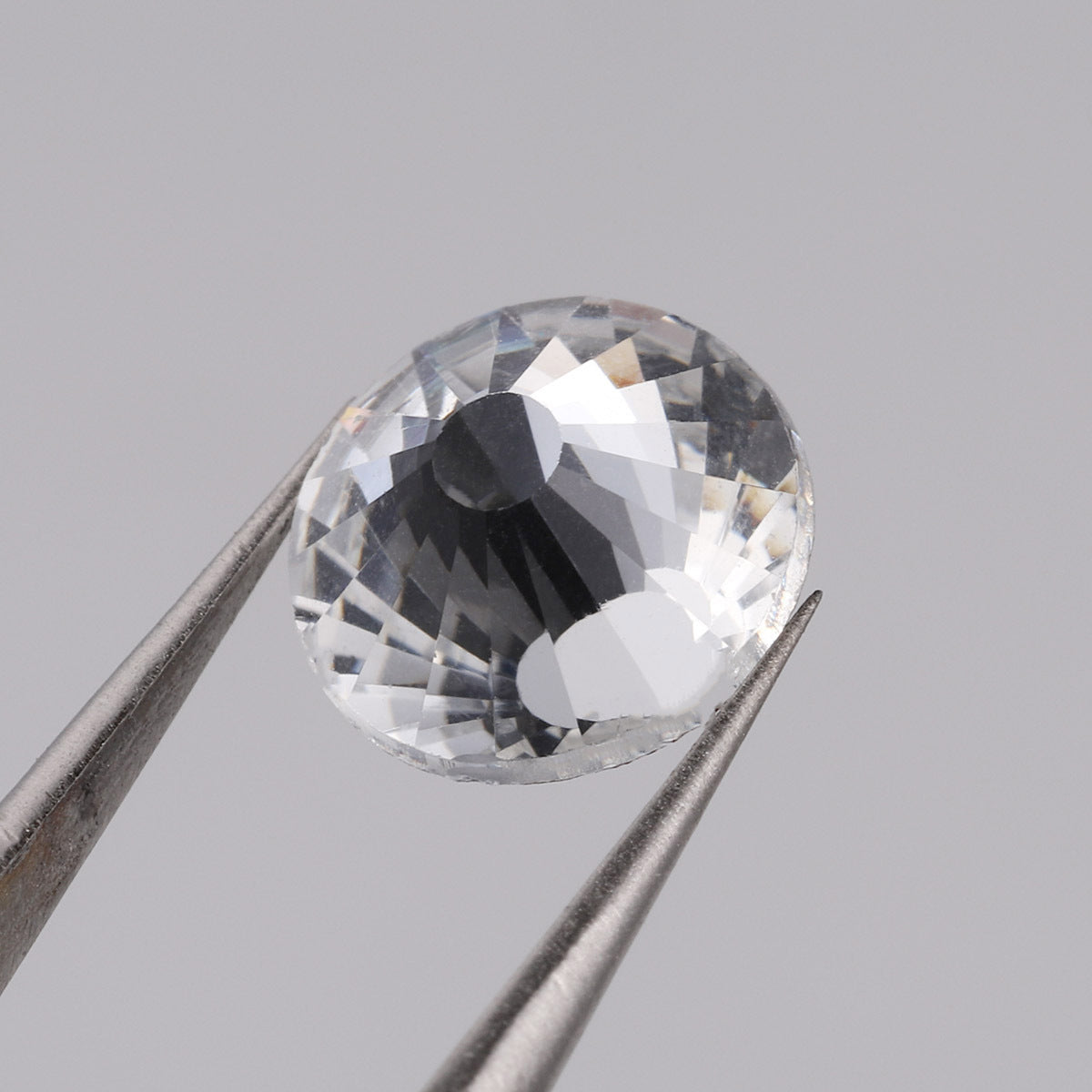 Wholesale 1440pcs/pack Silver Base White Flat Rhinestone DIY Jewelry Accessories