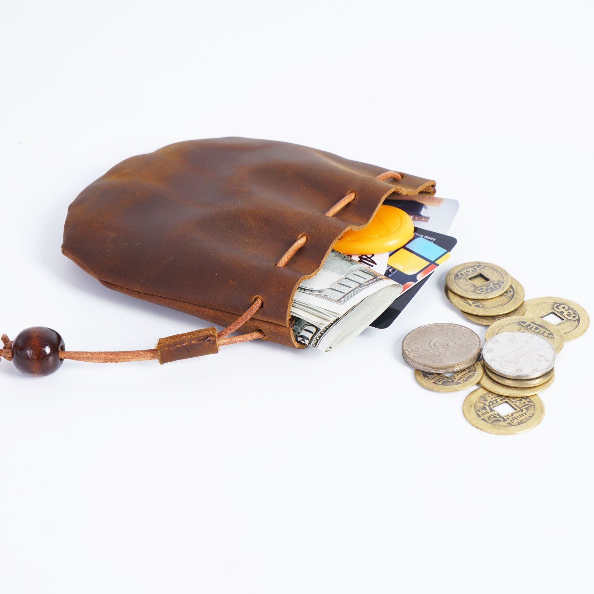 Wholesale Vintage Genuine Leather Mini Coin Purse