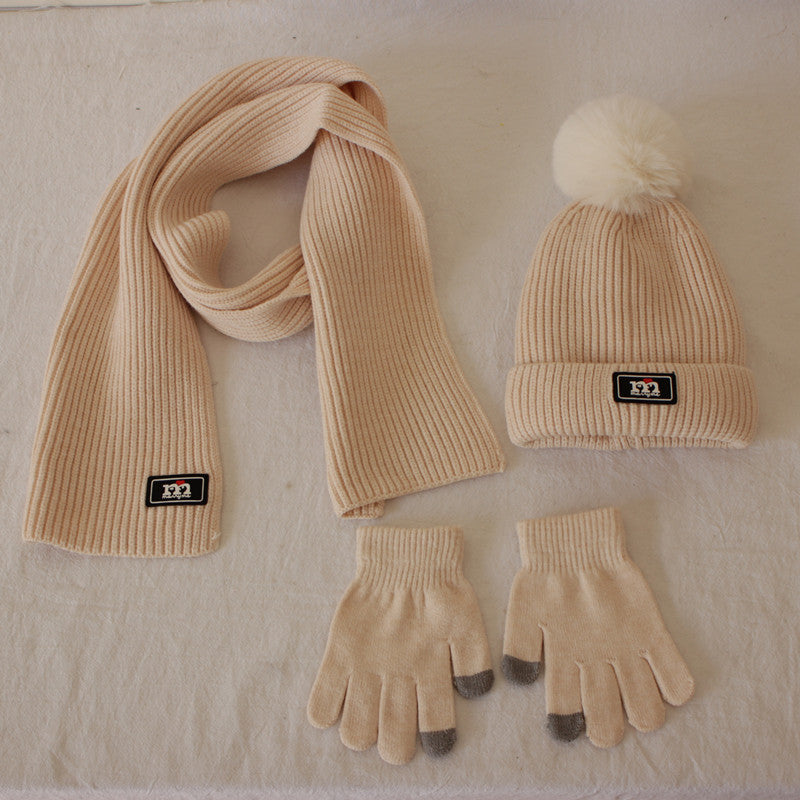 Wholesale Plush and Thickened Children's Wool Scarf