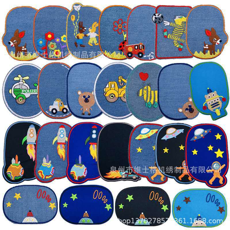 Wholesale Cartoon Rabbit Large Clothing Embroidery DIY Patches