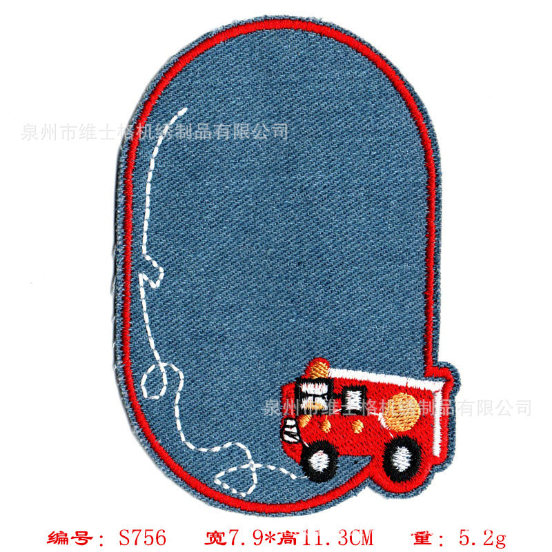 Wholesale Cartoon Rabbit Large Clothing Embroidery DIY Patches