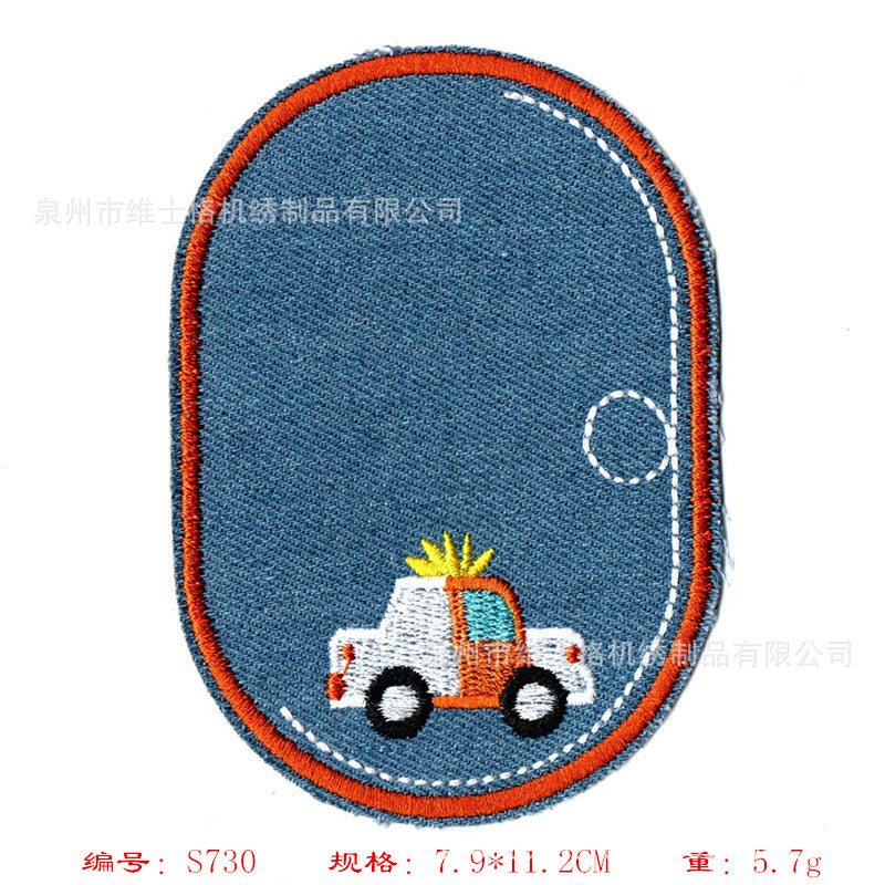 Wholesale Cartoon Rabbit Large Clothing Embroidery DIY Patches