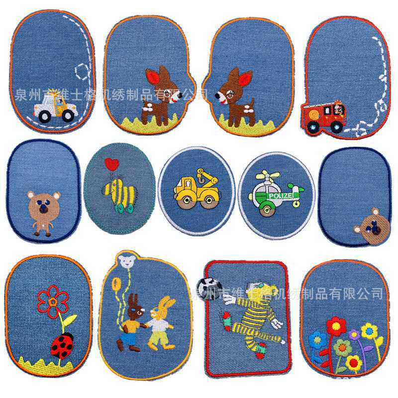 Wholesale Cartoon Rabbit Large Clothing Embroidery DIY Patches