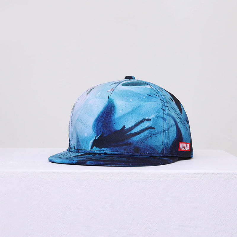 Capilla de béisbol de Brim Hip Hop de poliéster de poliéster al por mayor