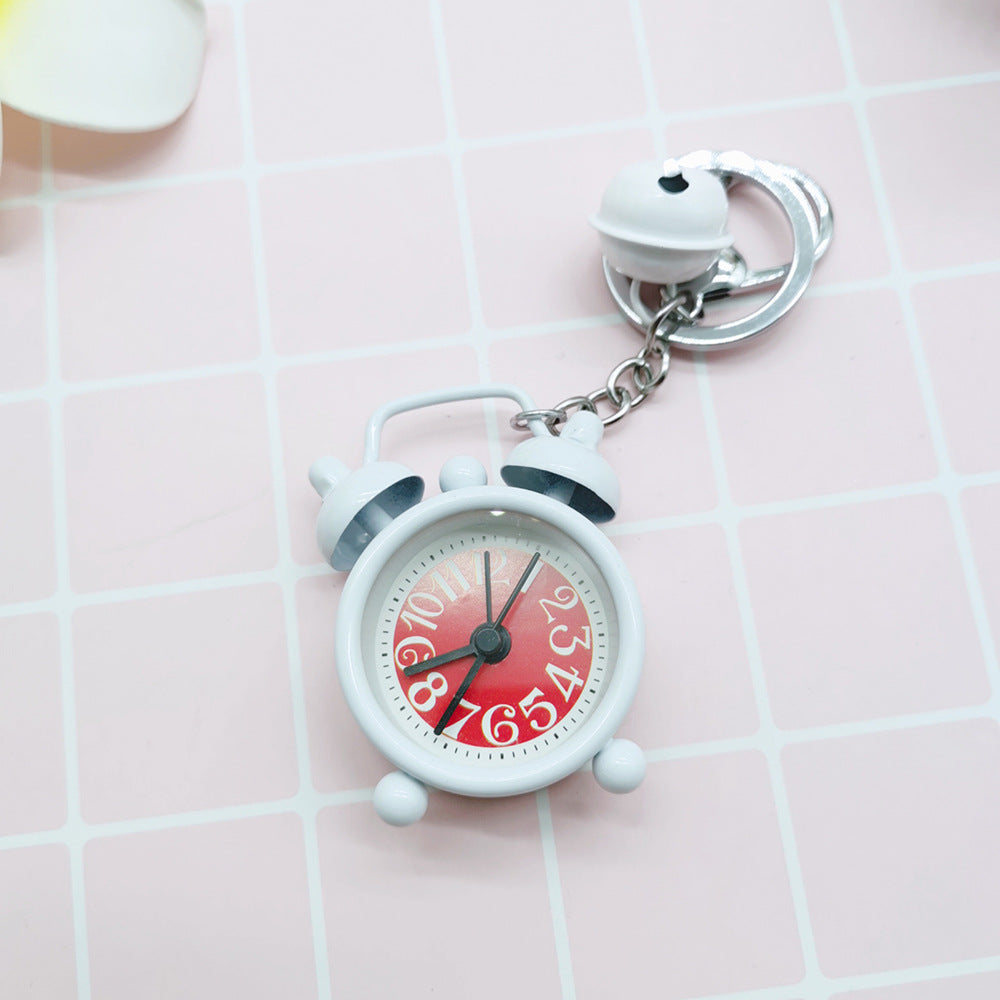 Wholesale Mini Alarm Clock Alloy Keychain