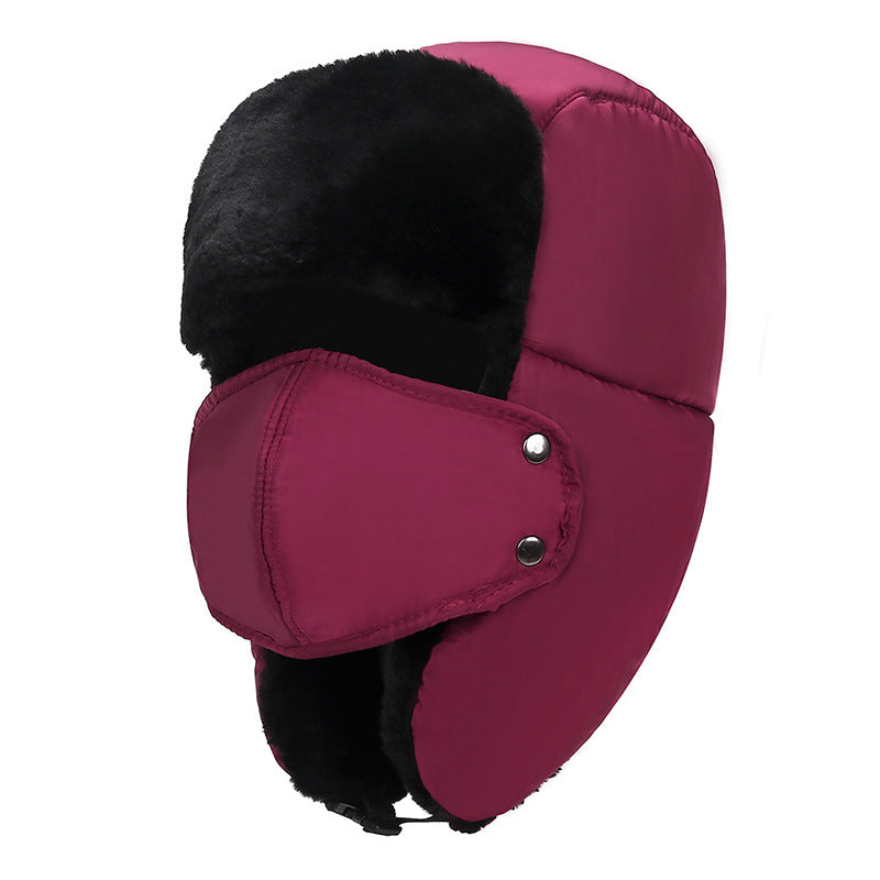 Wholesale Winter Cold-proof Thickened Plus Velvet Hat Warm Cotton Hat