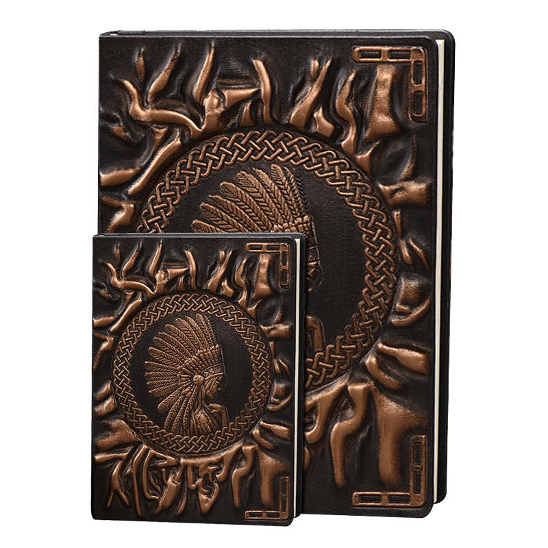 Wholesale Vintage Embossed Native American PU A5/A6 Notebook Handbooks