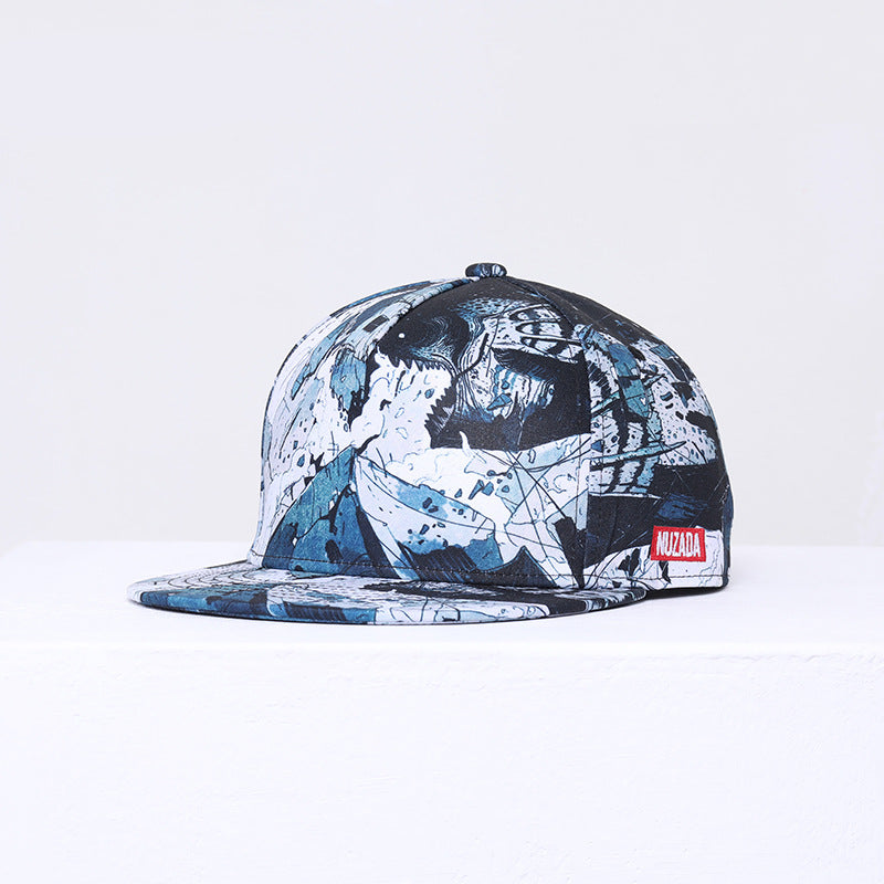 Capilla de béisbol de Brim Hip Hop de poliéster de poliéster al por mayor