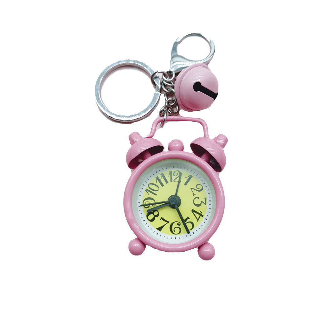 Wholesale Mini Alarm Clock Alloy Keychain