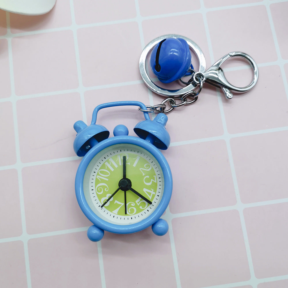 Wholesale Mini Alarm Clock Alloy Keychain