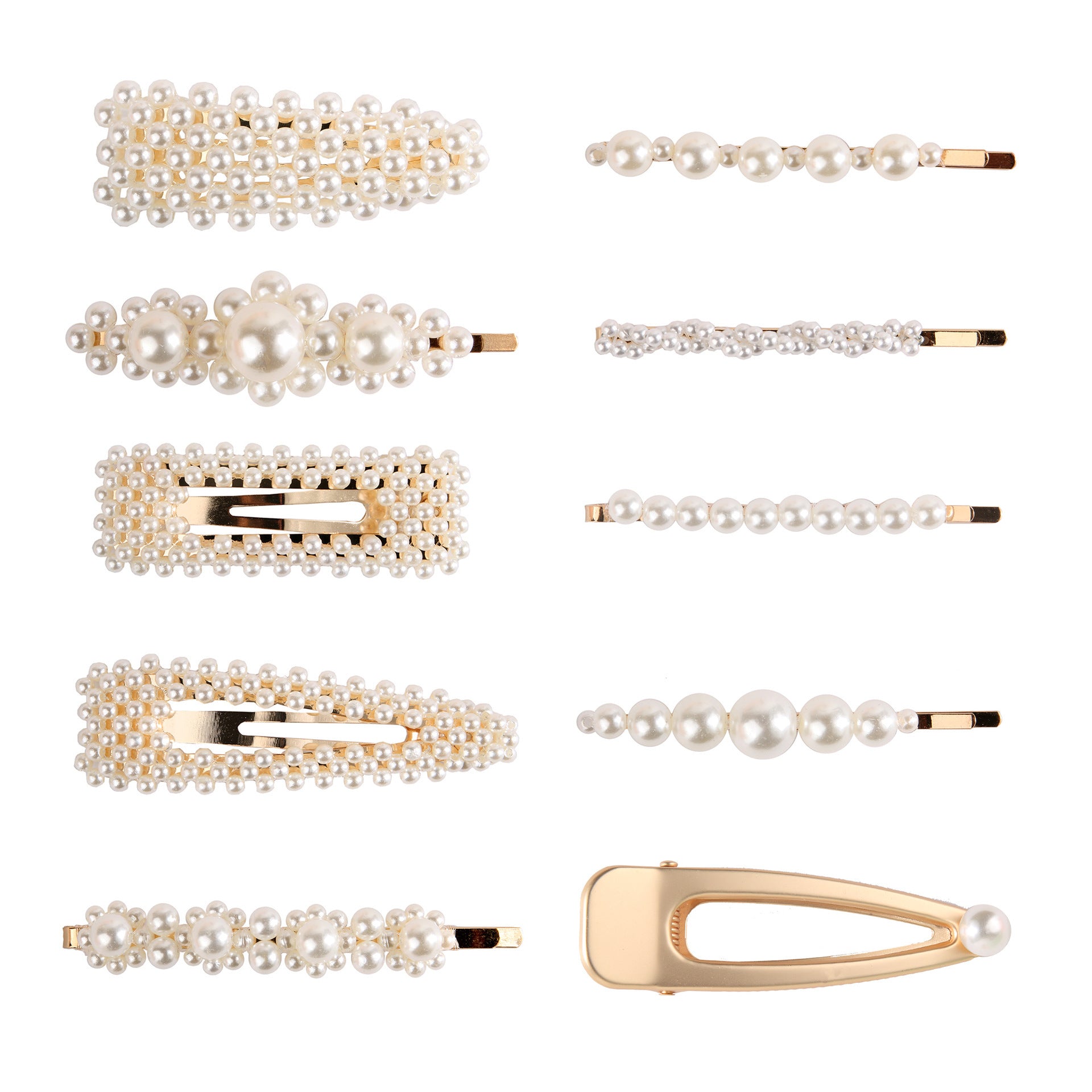 Wholesale ins Pearl Hairpin Set Acrylic Acetate Hairpin Combination Hair Accessories