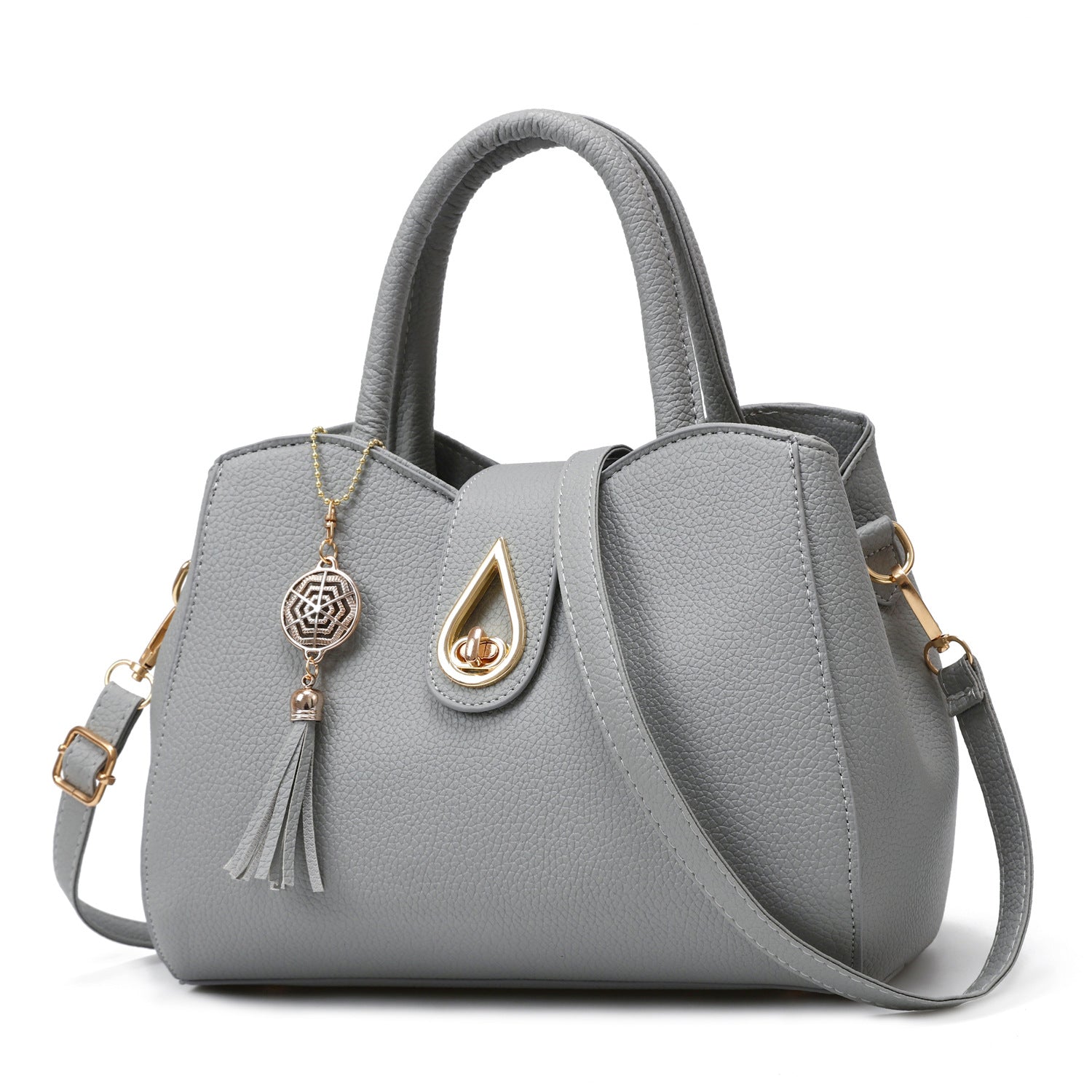 Wholesale Autumn and Winter Large Capacity PU Messenger Shoulder Handbag