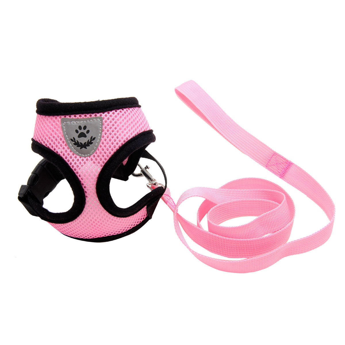 Wholesale PP Pet Chest and Back Traction Mesh Set with Reflective Strips