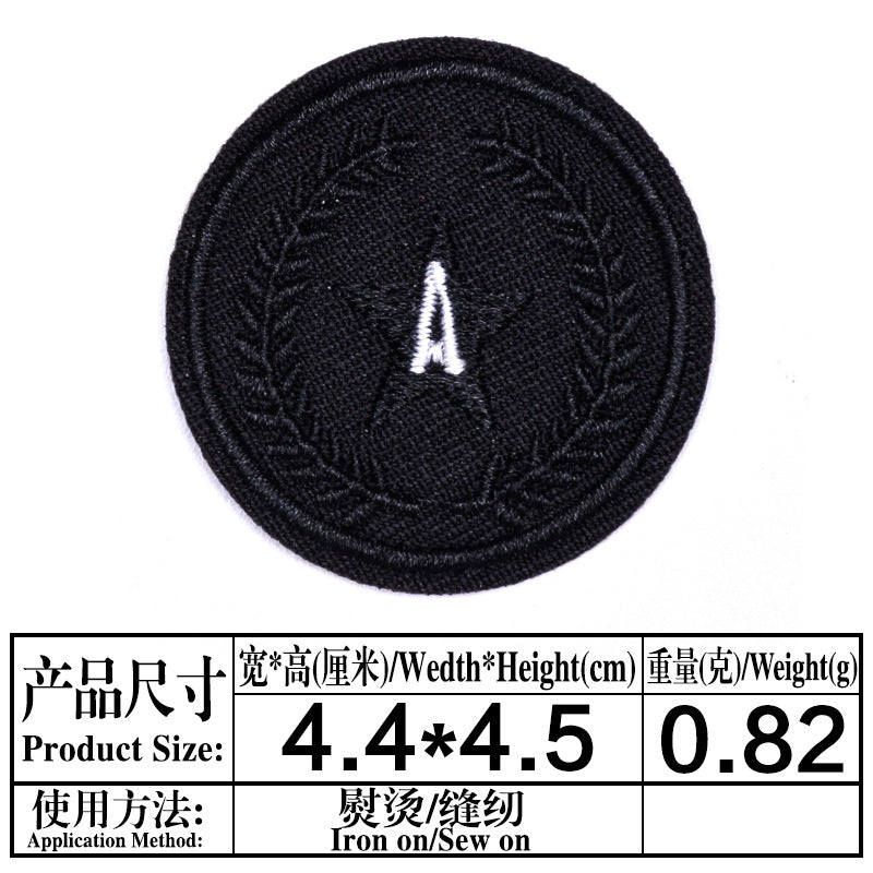 Wholesale Cloth Letter Patches Set Of 10 Styles Clothing Badges DIY Fashion Accessory For Apparel Decoration
