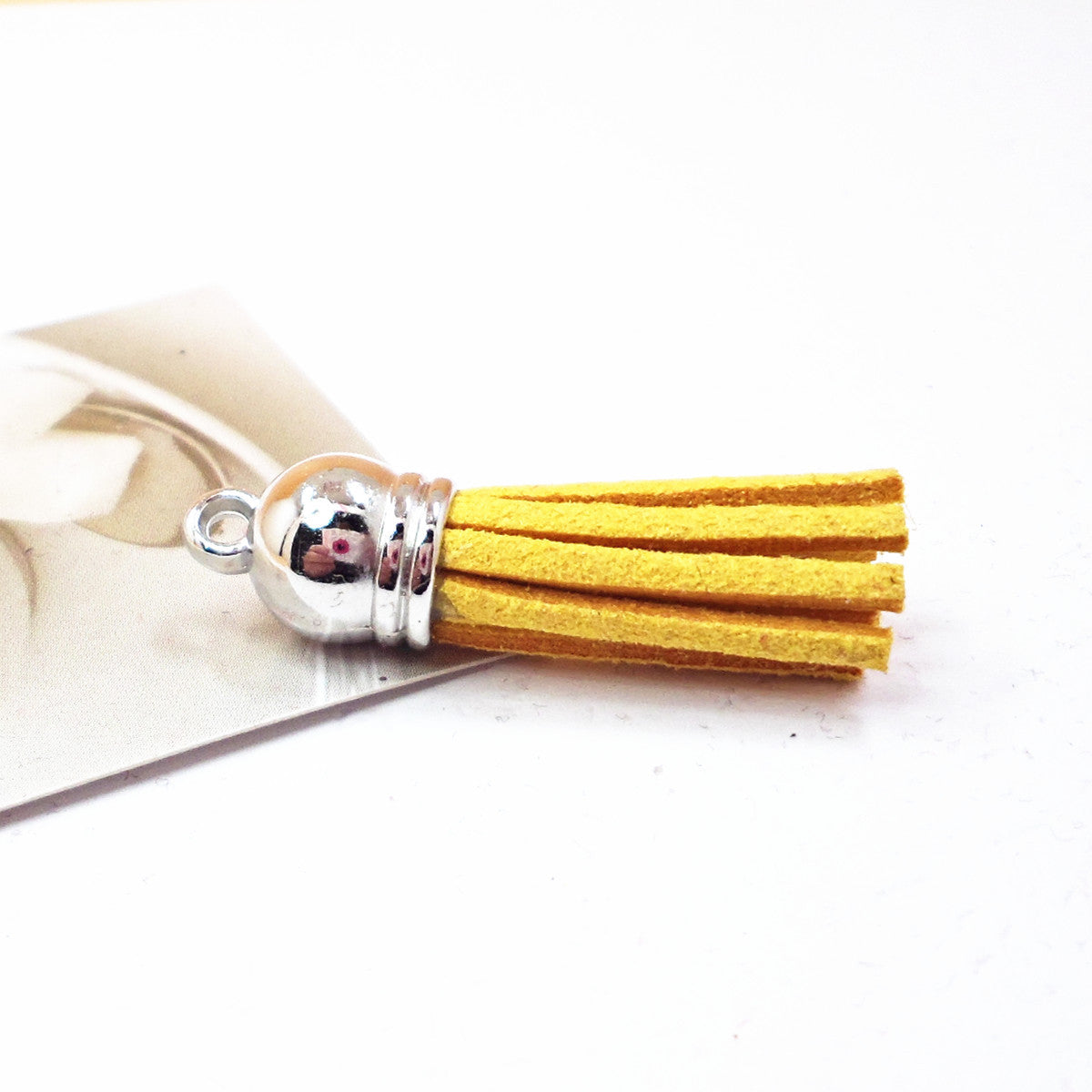 Wholesale 10pcs/pack Velvet Tassel Bag Charm DIY Accessories Keychain