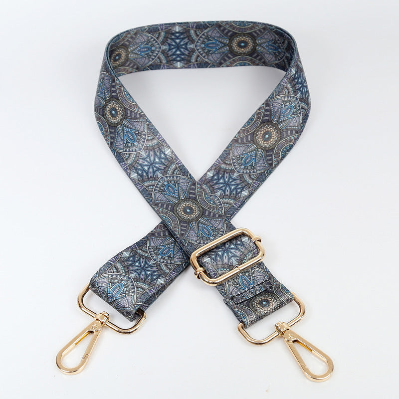 Wholesale Ethnic Style Contrasting Wide Shoulder Straps Polyester Adjustable Women's Bag Straps