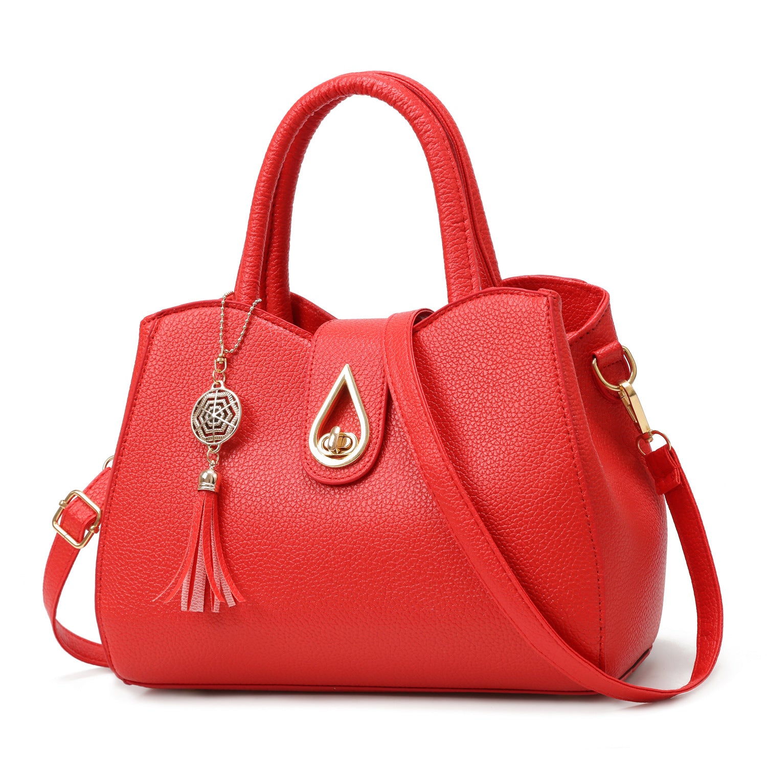 Wholesale Autumn and Winter Large Capacity PU Messenger Shoulder Handbag