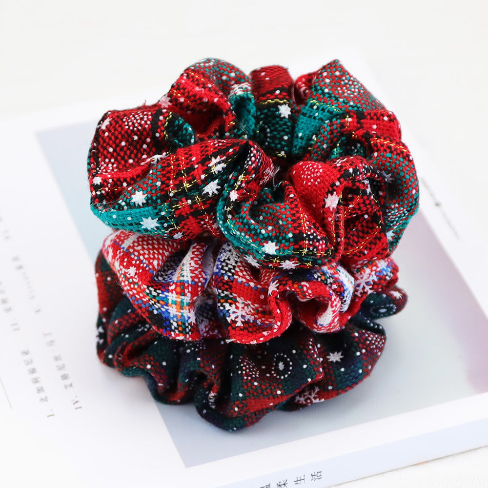 Wholesale Christmas, Autumn and Winter Fabric Hair Scrunchies