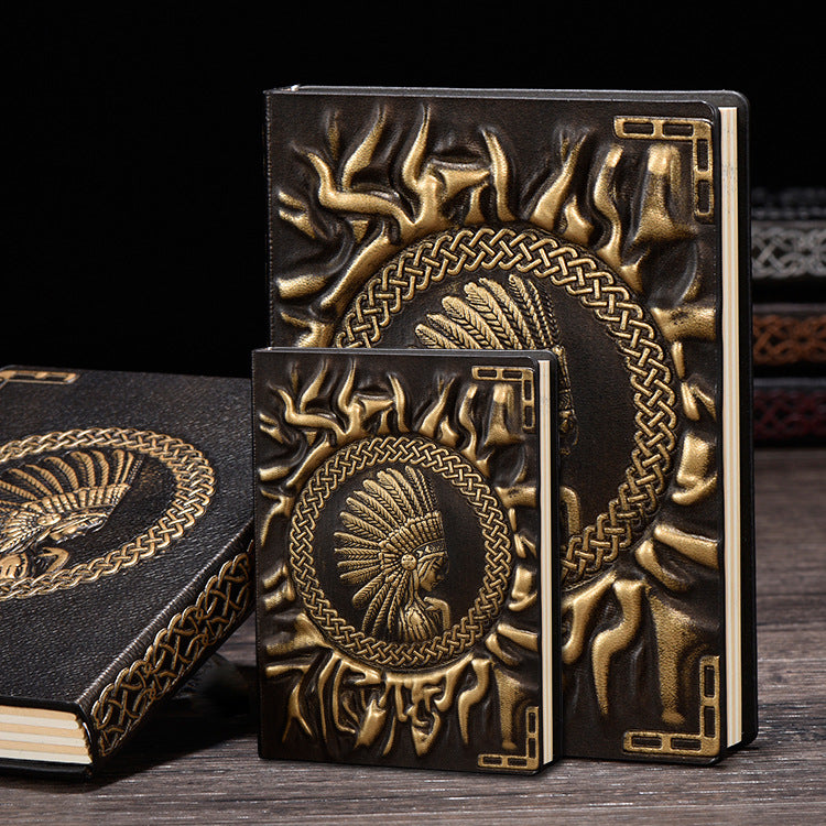 Wholesale Vintage Embossed Native American PU A5/A6 Notebook Handbooks