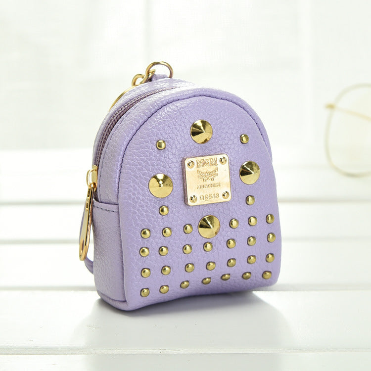 Wholesale PU Zero Wallet Keychains