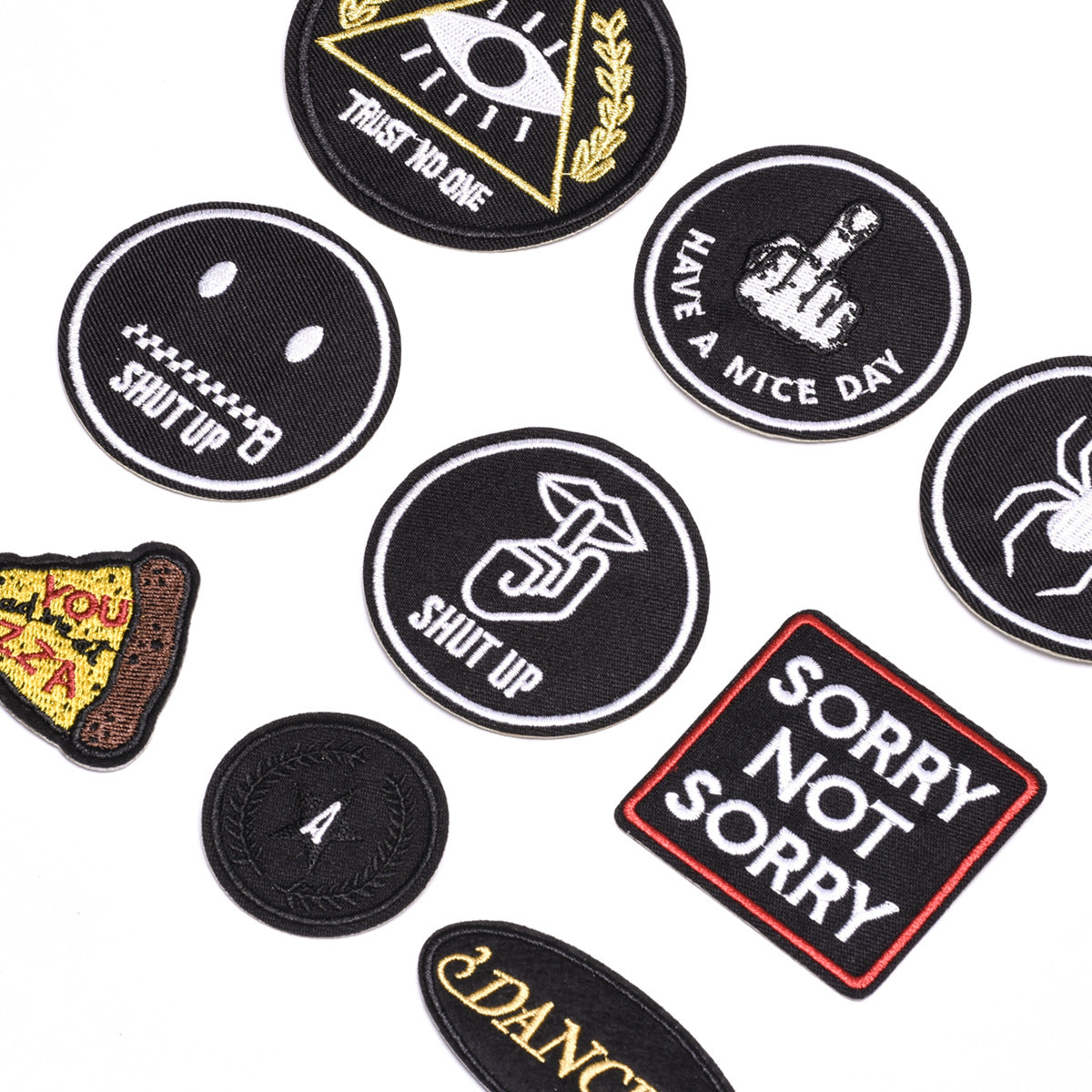 Wholesale Cloth Letter Patches Set Of 10 Styles Clothing Badges DIY Fashion Accessory For Apparel Decoration