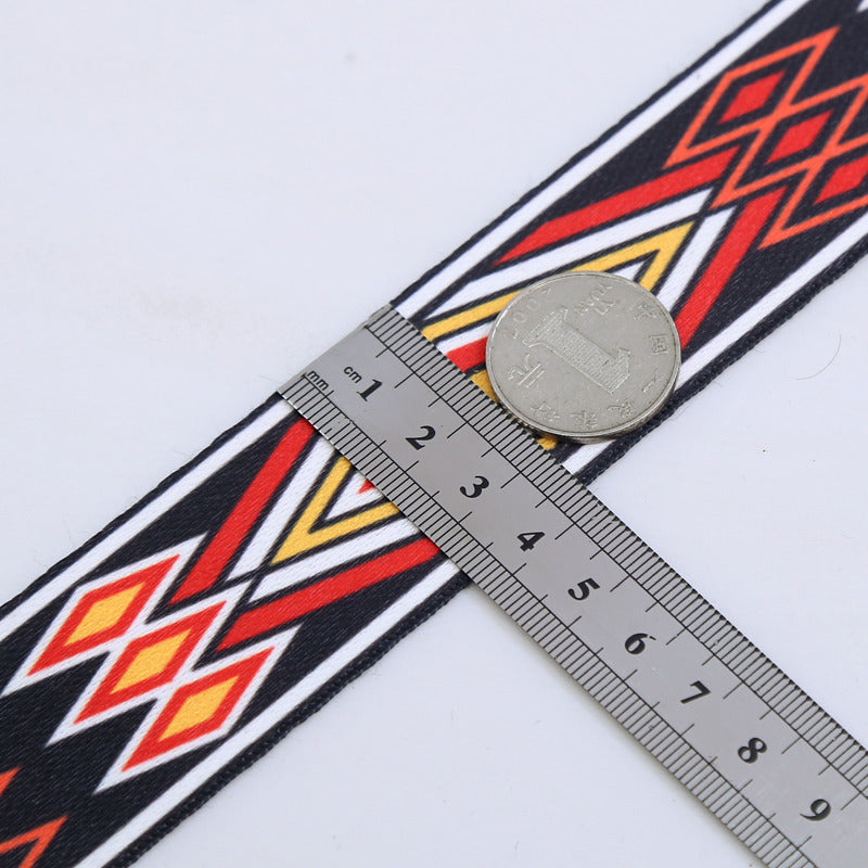 Wholesale Ethnic Style Contrasting Wide Shoulder Straps Polyester Adjustable Women's Bag Straps