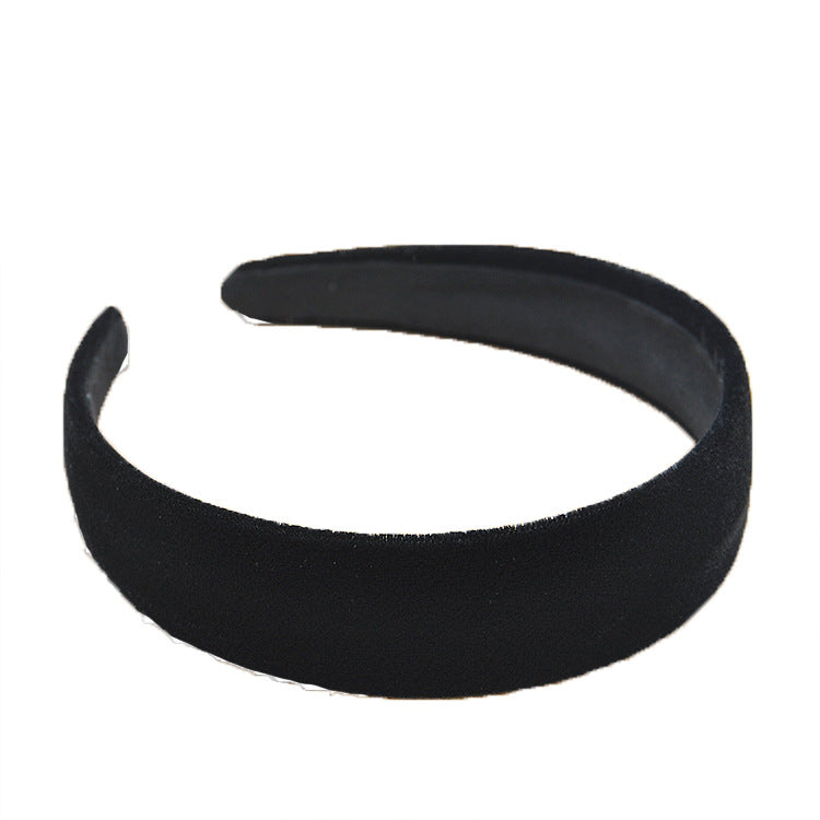 Wholesale Popular hair accessories gold velvet corduroy full-bag cloth headband temperament headband wide