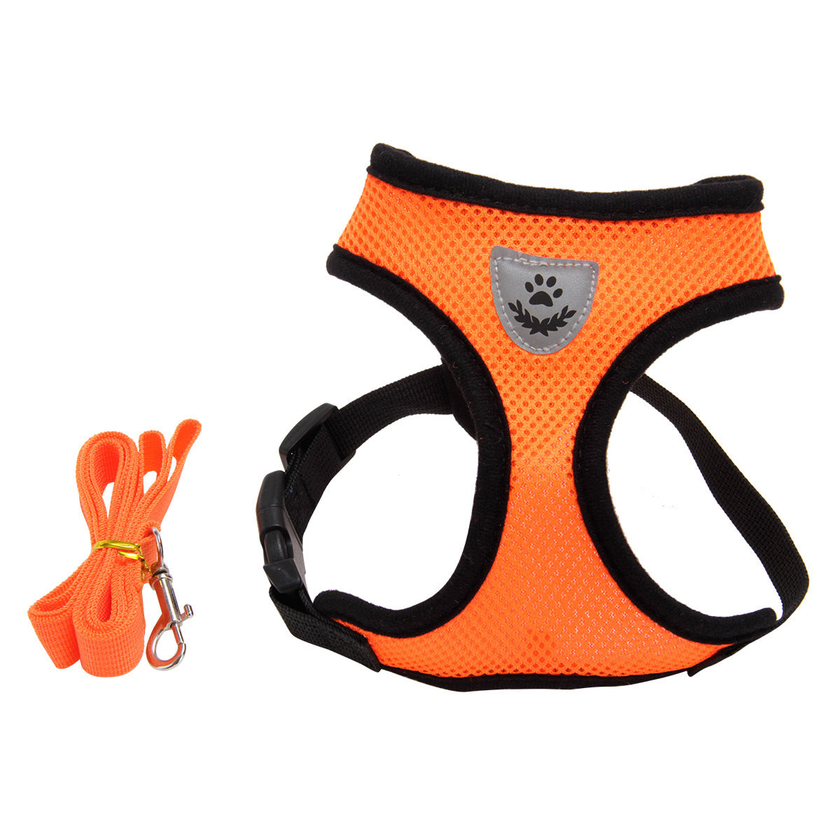 Wholesale PP Pet Chest and Back Traction Mesh Set with Reflective Strips