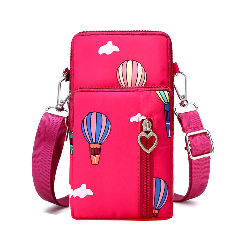 Bolso de teléfono móvil de nylon al por mayor mini bolsa