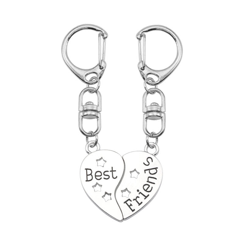 Wholesale Best Friends Best Friends Splicing Alloy Keychain