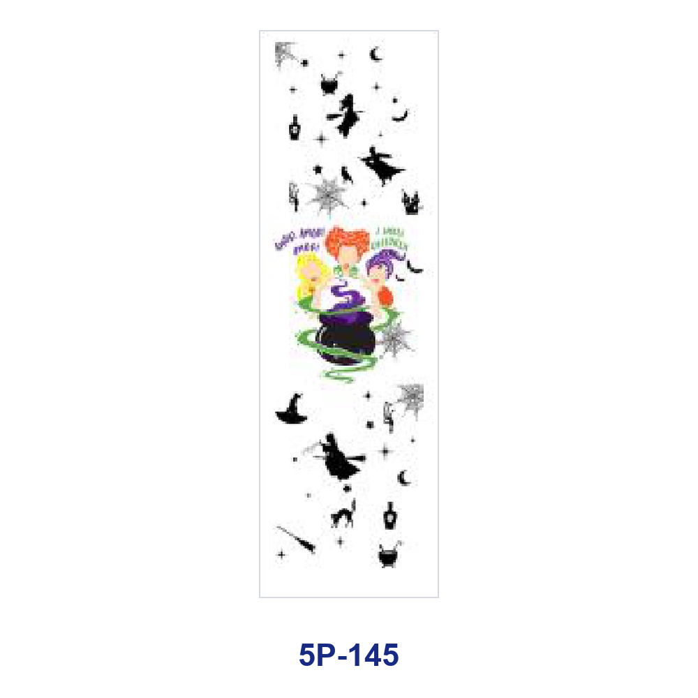 Wholesale 2/ 8/ 16pcs Vintage  Ghost Witchy Silhouette Holiday Print Pen and Bookmark Stickers UV DTF Wraps OLY Exclusive