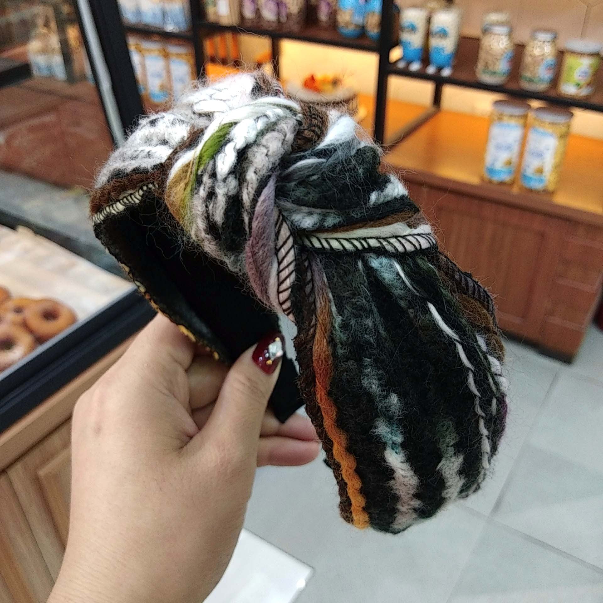 Wholesale Mixed Color Wool Knotted Hair Bands