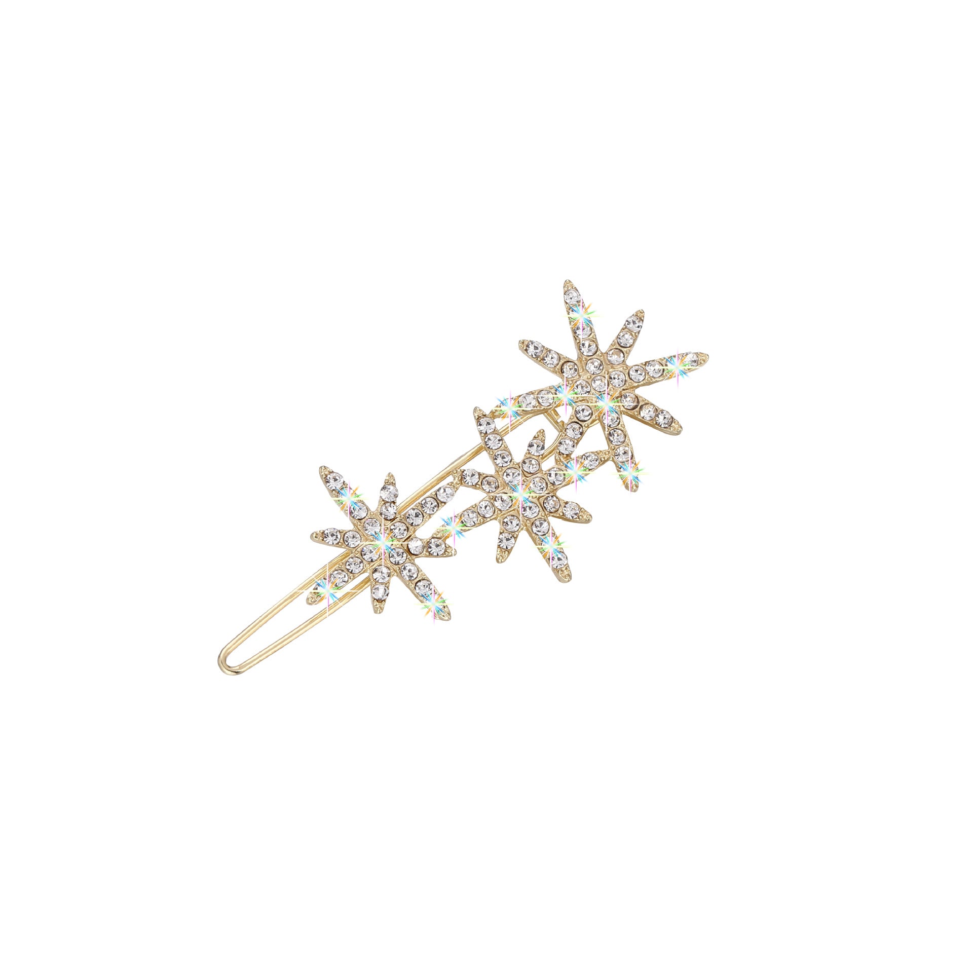 wholesale Alloy Snowflake Star Hair Clip